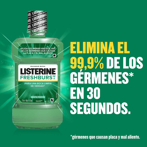 LISTERINE Enjuague Bucal FreshBurst Frescura Intensa| 250 ml alt