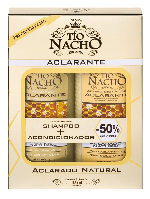 Tio Nacho Shampoo + Acondicionador Aclarante #1