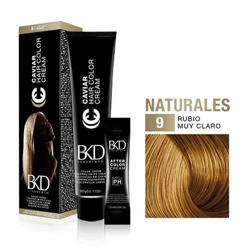 Bkd Caviar Color Cream Rubio Muy Claro 9 #1