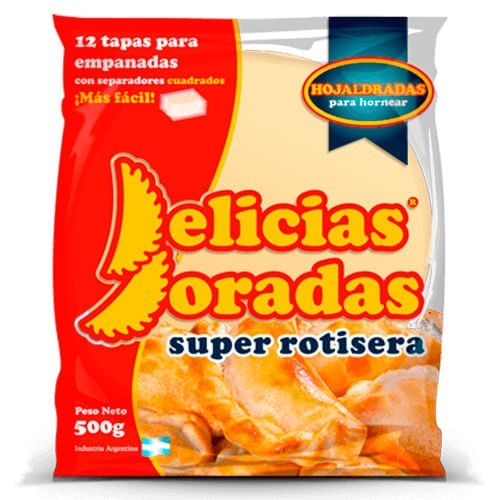 Tapa Empanadas Super Ho Delicias Doradas 500 Gr #1