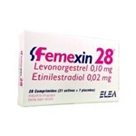 Elea Femexin 28 Levonorgestrel + Etinilestradiol x 28 Comp #1