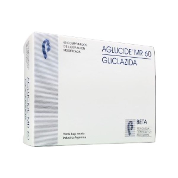 Beta Aglucide Mr 60 Gliclazida 60 Mg x 60 Comp de Liberación Moderada