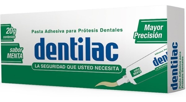 Dentilac Pasta Adhesiva Sabor Menta 20 gr