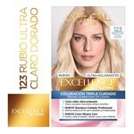 Excellence Kit Coloracion 123 Rubio Ultra Claro Dorado #1