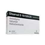 Baliarda Disarval D Valsartán + Hidroclorotiazida + Amlodipina 320-25-10 Mg x 30 Comp #1