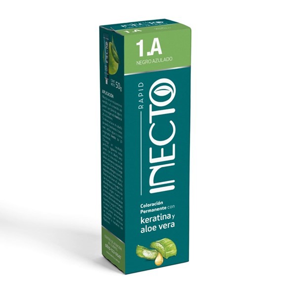 Inecto Coloracion en Pomo Rapid 1.A Negro Azulado #1