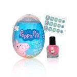 Peppa Pig Huevo Con Esmalte Sorpesa + Stickers #1