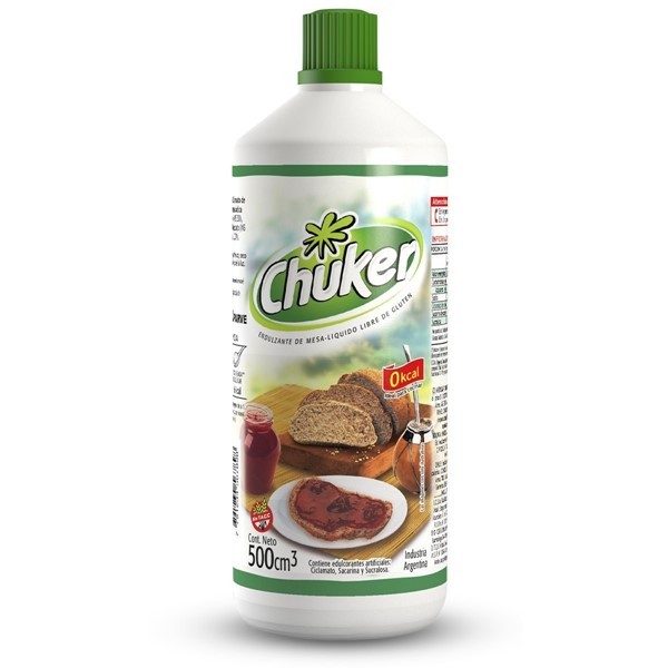 Chuker Edulcorante Liquido Frasco 500 Ml #1