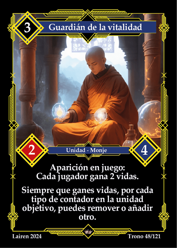 048 Guardian De La Vitalidad 1ra Edicion - Coste 3 #1