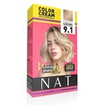 Nat Kit Tintura Color Cream & Nutrition Color 9.1 Rubio Muy Claro Ceniza #1