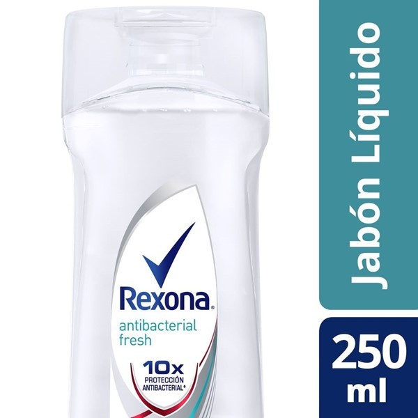 Jabón Líquido Rexona Antibacterial Fresh X 250 ml