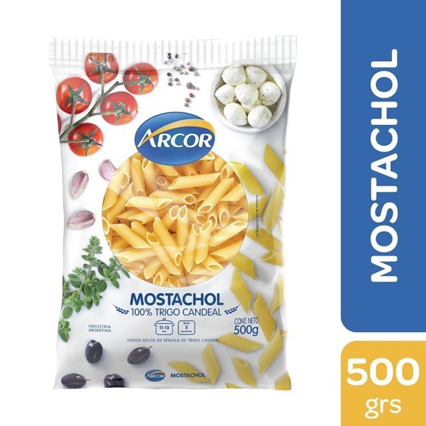 Mostachol Arcor Pastas Secas  500 Gr #1