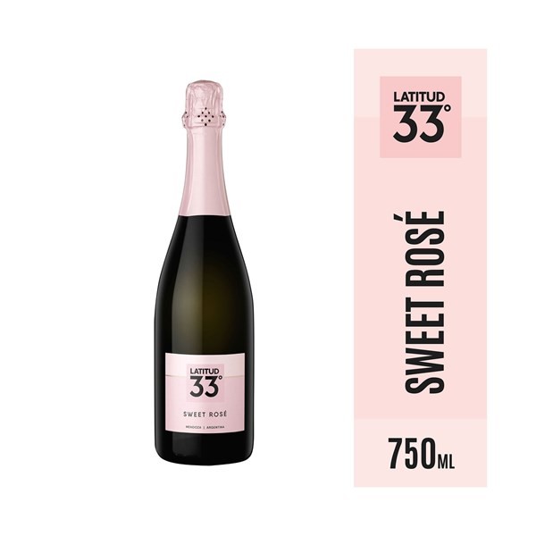 Espumante Sweet Rose Latitud 33° 750 ml #1