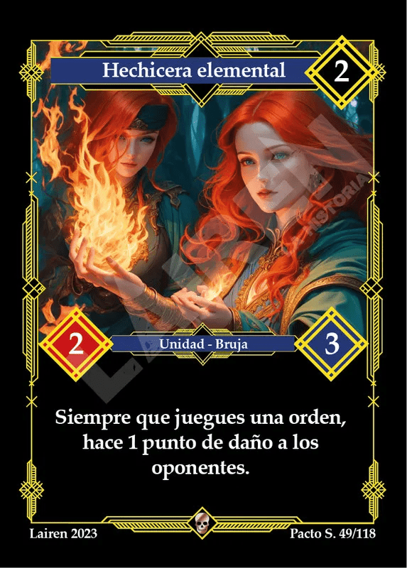 049 Hechicera Elemental 1ra Edicion - Coste 2 #1