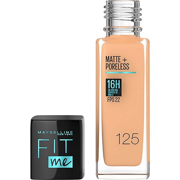 Maybelline Fit Me Matte Poreless 16H 125 Nude 96 beige__eaba