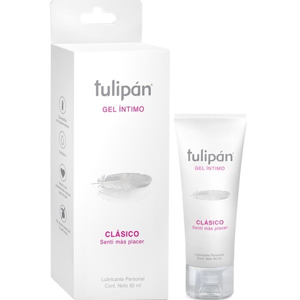 Tulipán Lubricante en Gel Uso Íntimo Clásico x 60 ml alt