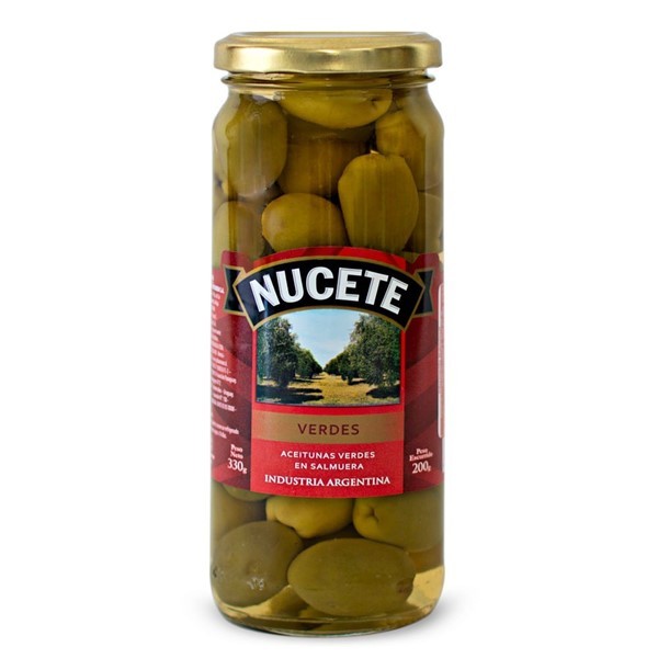 Aceitunas Nucete Verdes 200 Gr