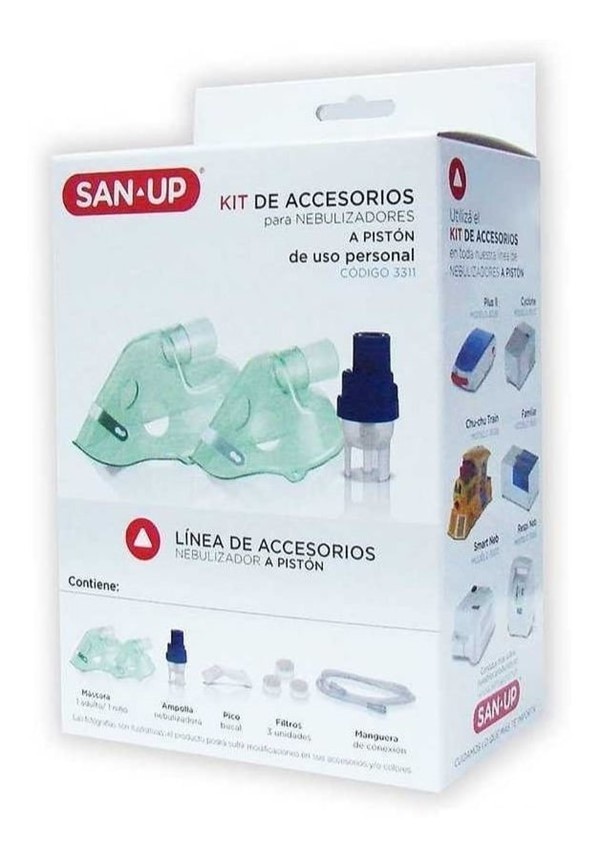 San Up Kit Accesorios Para Nebulizadores a  Piston Cod 3311 #1