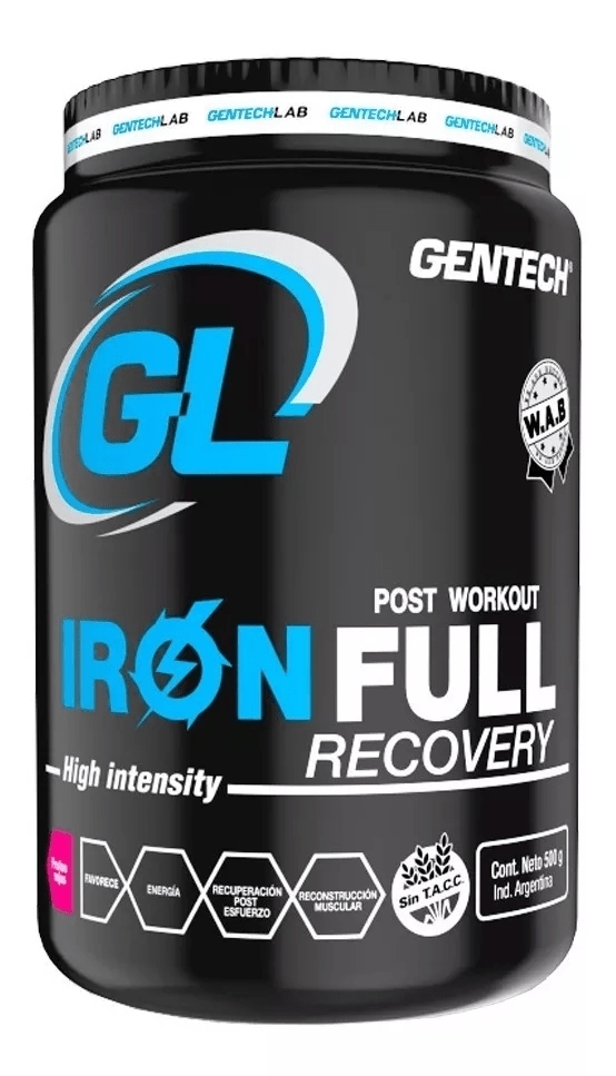 Gentech Iron Full x 500 g. Post Workout Recovery