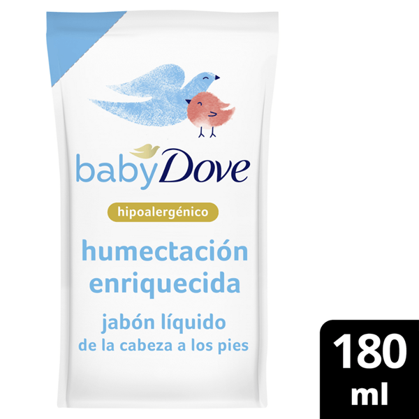 Dove Jabón Líquido Baby Humectación Enriquecida Refill 180 ml alt