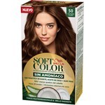 Wella Soft Color Tintura Kit Completo Sin Amoniaco 50 Castaño Claro #4
