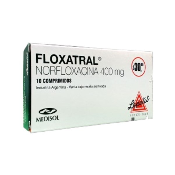 Lepetit Floxatral Norfloxacina 400 Mg x 10 Comp #1