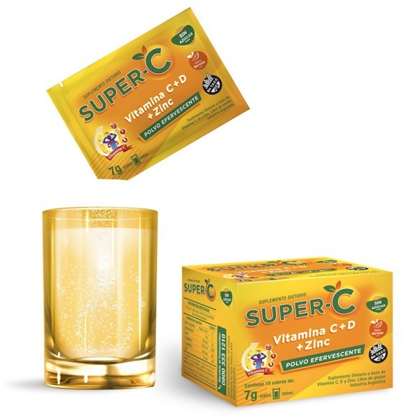 Super C Vitamina C 10 Sobres #1