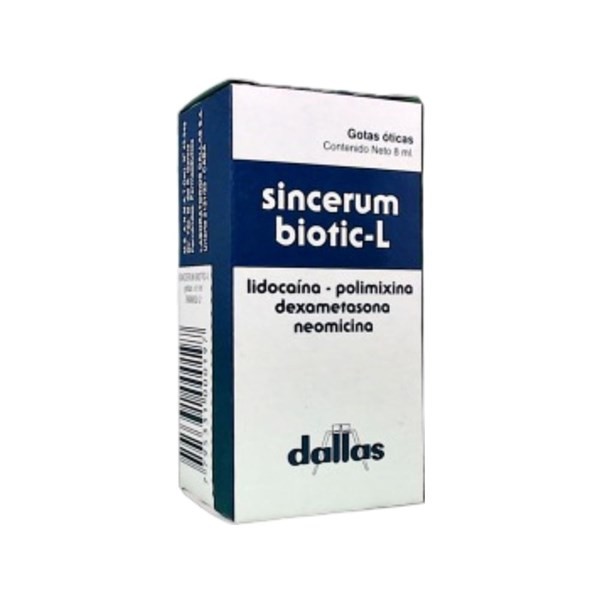 Dallas Sincerum Biotic l Polimixina B + Neomicina + Asoc Gotas x 8 ml #1