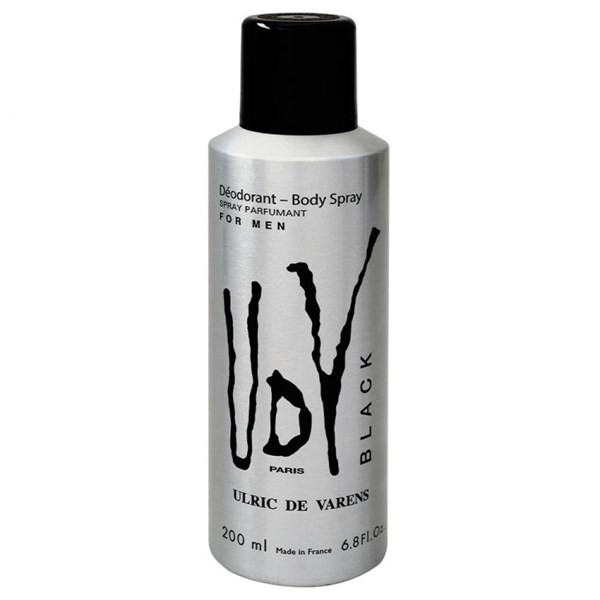 Ulric de Varens UDV Men Black Deo Aerosol | 200 ml #1