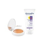 Dermaglos Kit Solar Facial Fps 30 + Corporal Efecto Seco Fps 30 tamaño 2 Unid #1