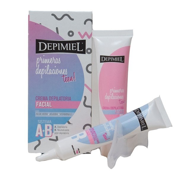 Depimiel Crema Depilatoria Facial A+B Teens Con Aloe Vera alt
