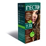 Inecto Kit Coloración Permanente Con Keratina Y Aloe Vera 8 Rubio Claro #1
