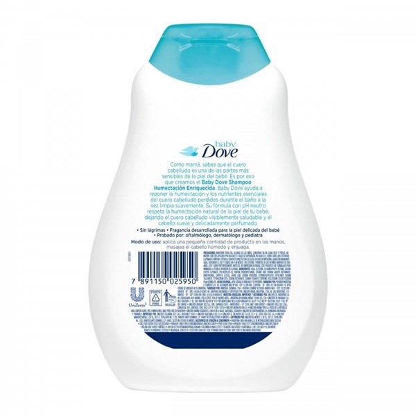 Dove Baby Shampoo Hidratacion Enriquecida 400 ml alt