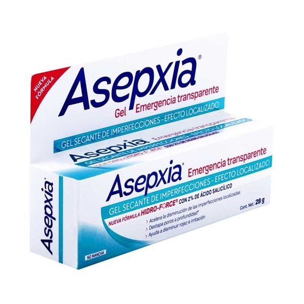 Asepxia Gel Spot Emergencia Transparente28 gr