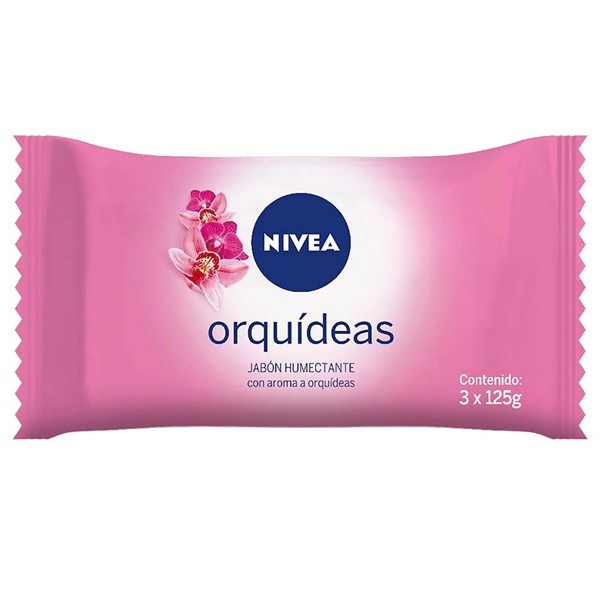 Nivea Jabon Orquideas 125 gr (3 Unidades) #1