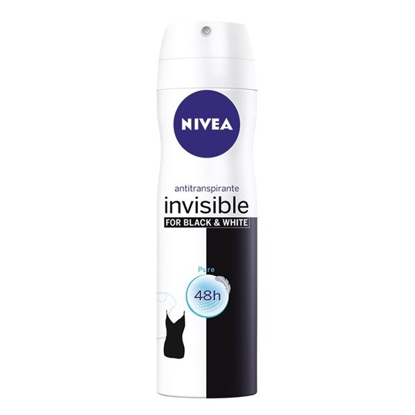 Nivea Aerosol Desodorante Mujer Invisible B&W Pure 150 ml alt