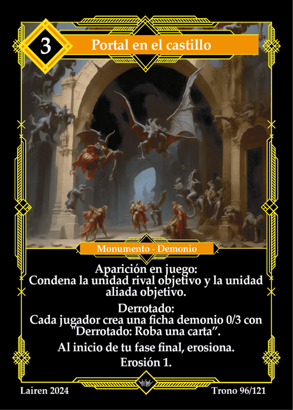 096 Portal En El Castillo 1ra Edicion - Coste 3