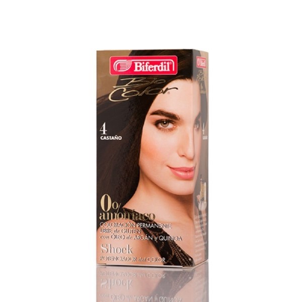 Coloración Permanente Biferdil Biocolor 0% Amoníaco 4 Castano #1