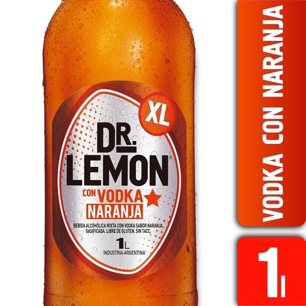 Dr Lemon Aperitivo Dr. Lemon Con Vodka Naranja 1 L #1