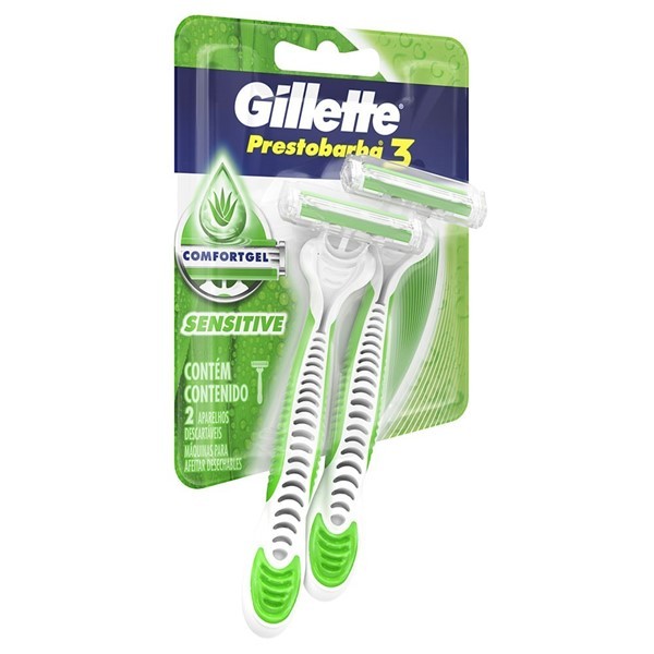 GILLETTE PRESTOBARBA3 SENSITIVE X2 alt