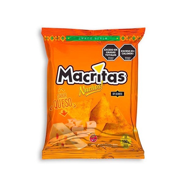 Nachos Macritas Queso X150 Gr #1