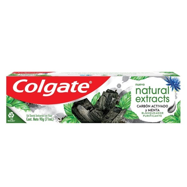 Colgate Crema Naturals Carbon 90 gr alt