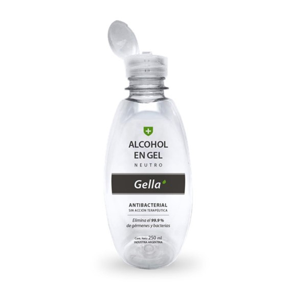Gella Alcohol en Gel Tapa Flip Top 250 ml #1