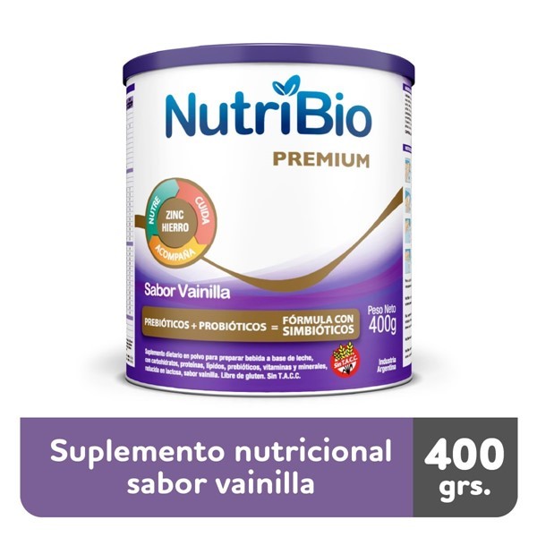 Nutri-Bio Suplemento Nutricional Premium Vainilla 400 gr