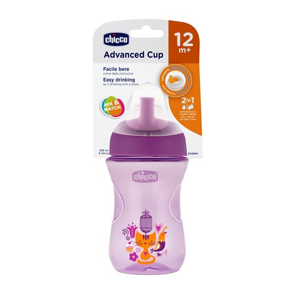 Vaso Antiderrame Advanced Cup Girl + 12 Meses