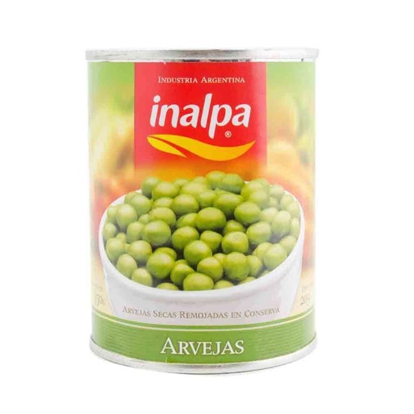 Arvejas Secas Remojadas Inalpa 350 Gr
