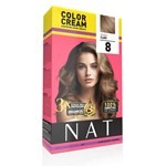 Nat Kit Tintura Color Cream & Nutrition Color 8 Rubio Claro #1