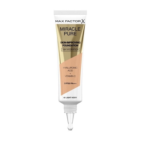 Base de Maquillaje Max Factor Miracle Pure Foundation Spf30 x 30 ml 040 light Ivory alt