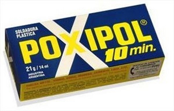 Poxipol 10 min Soldadura Plástica Adhesivo x 21 g Único