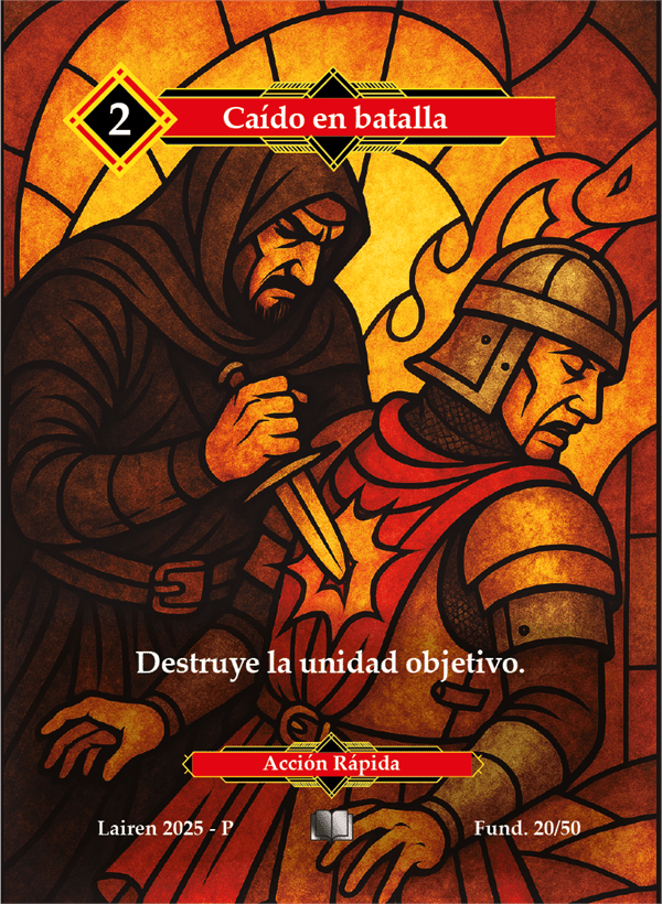 020 Caido En Batalla Full Art - Coste 2